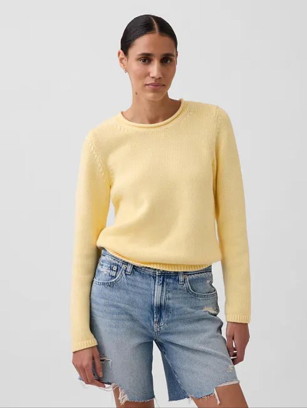 Gap 100% Cotton Roll Neck Sweater
